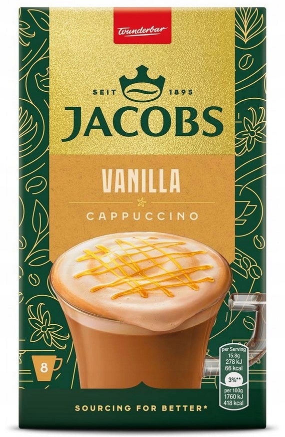 Jacobs Vanilla Cappuccino 12g x 8 szt