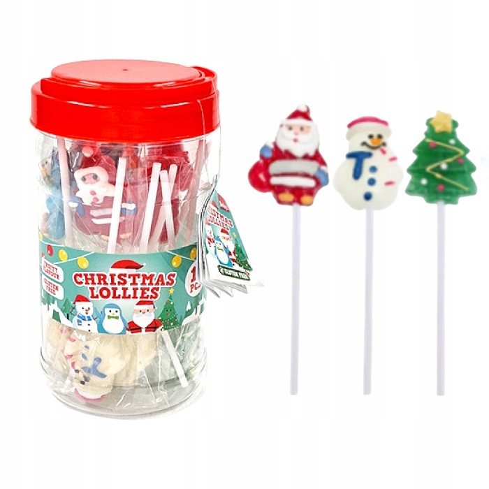 Świąteczne Lizaki Owocowe 10g x 15 szt