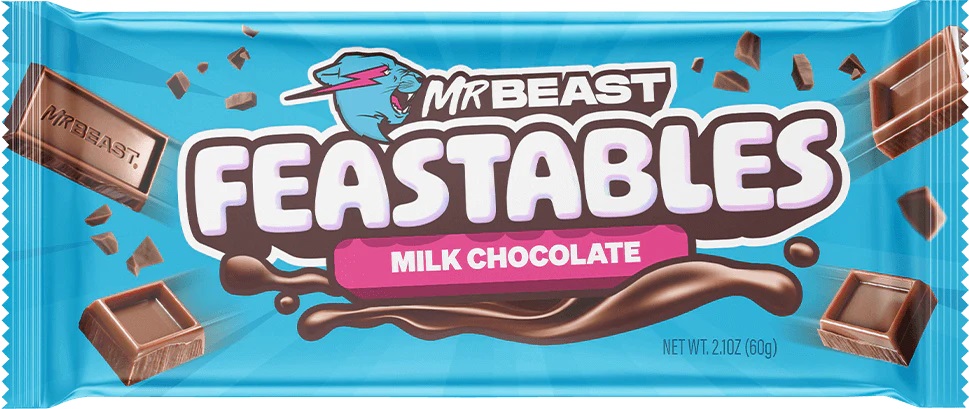 MrBeast Feastables Milk Chocolate 60g