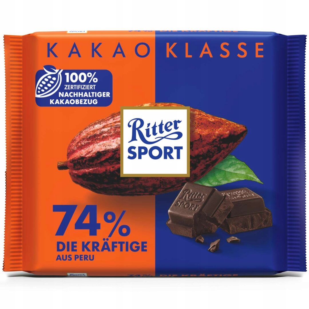 Ritter Sport Czekolada Gorzka 74% 100g