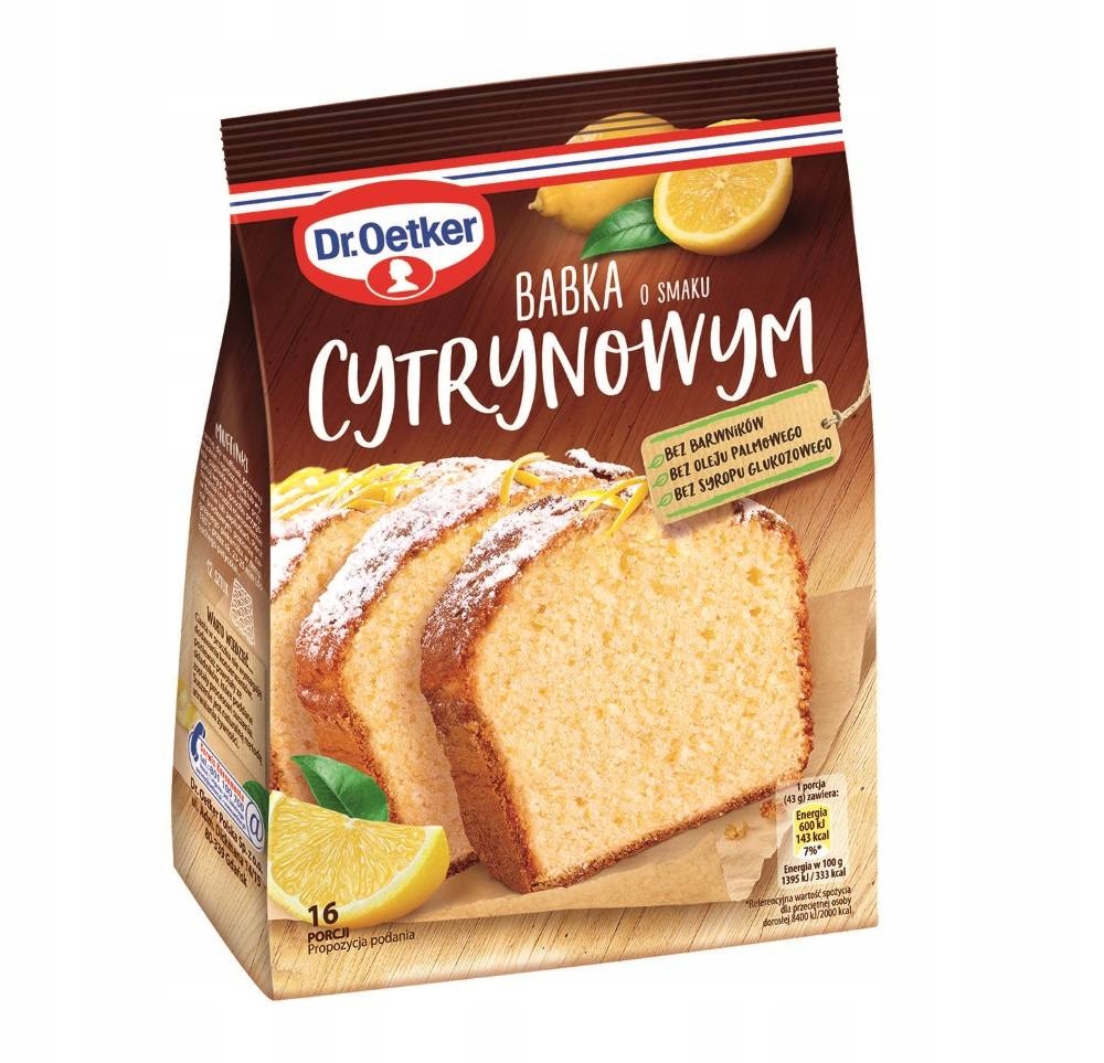 Dr. Oetker Babka Cytrynowa Mieszanka 375g