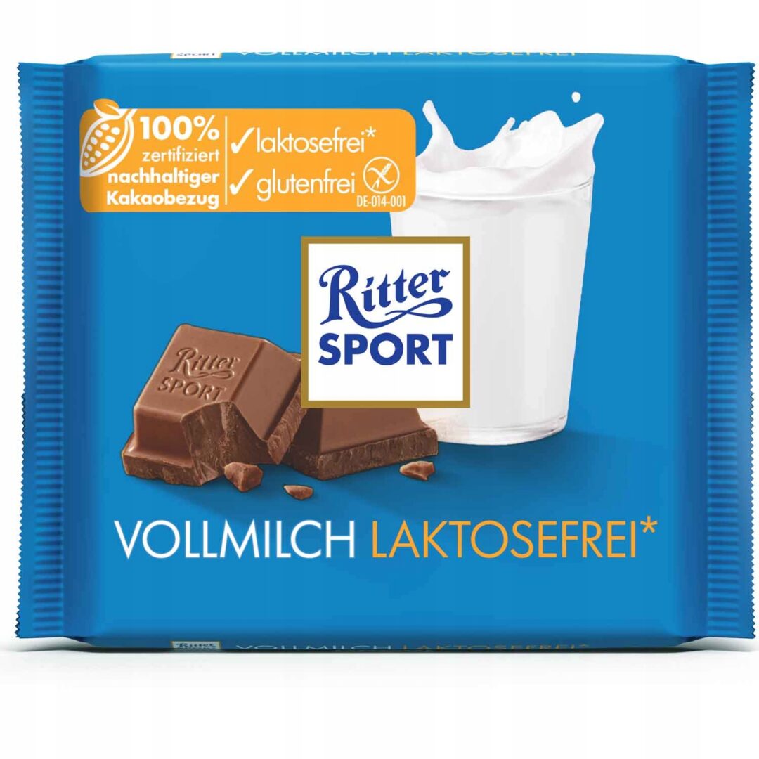 Ritter Sport Czekolada Mleczna Bez Laktozy 100g