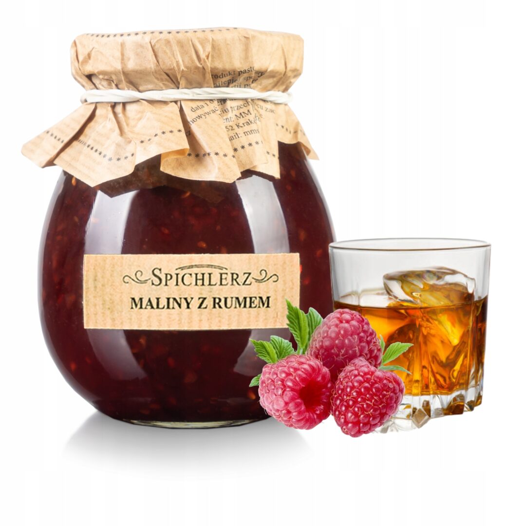Spichlerz Konfitura Maliny z Rumem 300g