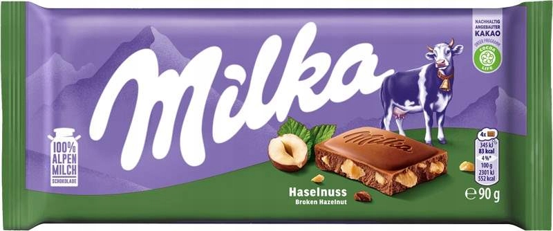 Milka Hazelnut 90g