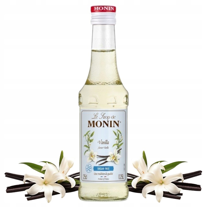 Monin Syrop Vanilla Zero Cukru 250ml