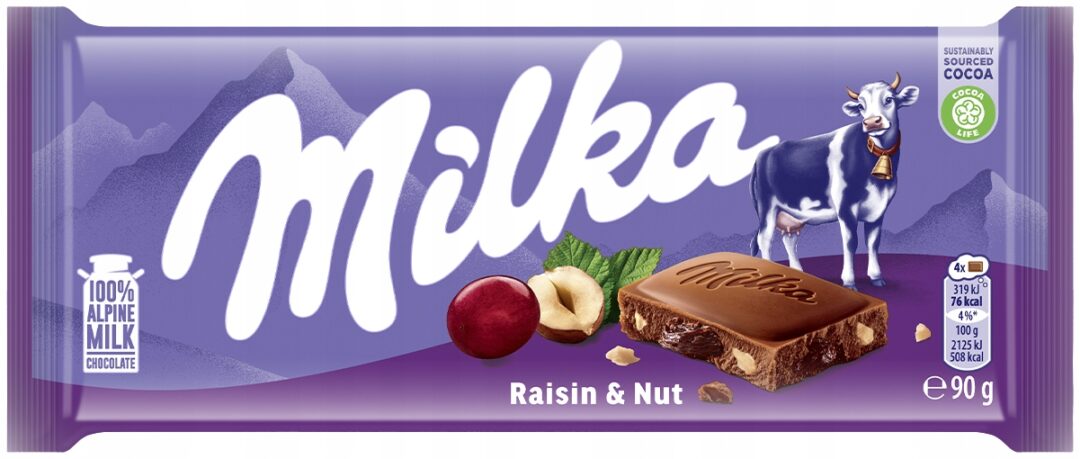 Milka Raisins & Nut 90g
