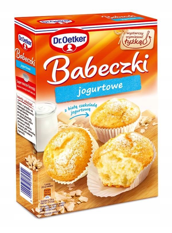 Dr. Oetker Babeczki Jogurtowe Mieszanka 335g