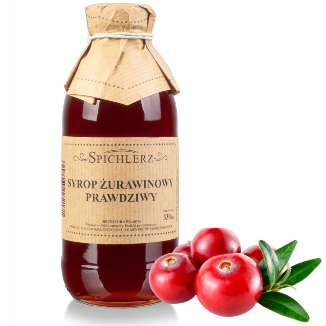 Spichlerz Syrop Żurawinowy Prawdziwy 330ml