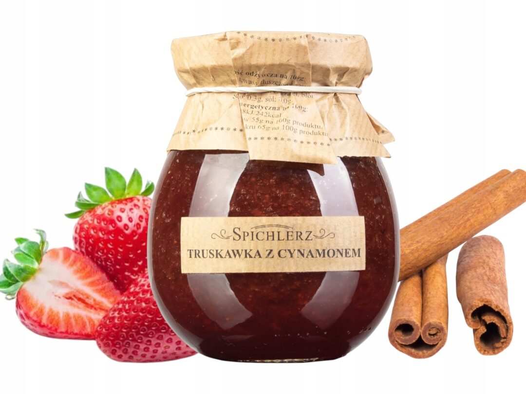 Spichlerz Konfitura Truskawkowa z Cynamonem 300g