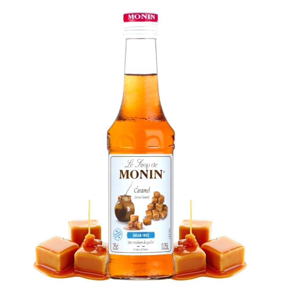 Monin Syrop Caramel Zero Cukru 250ml