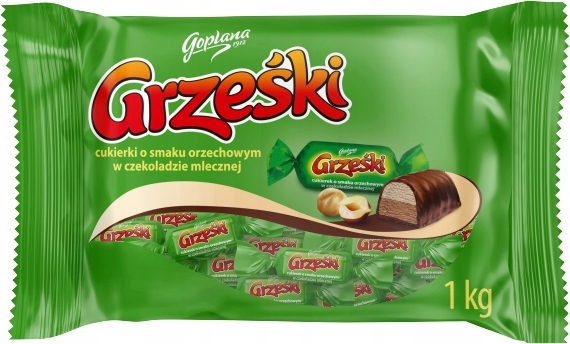 Grześki Cukierki o Smaku Orzechowym 1kg