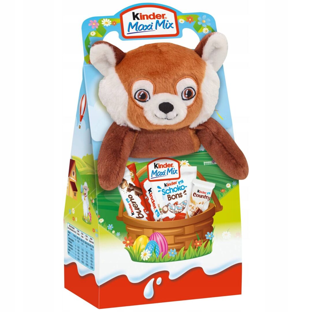 Kinder Maxi Mix z Pluszowym Szopem 133g