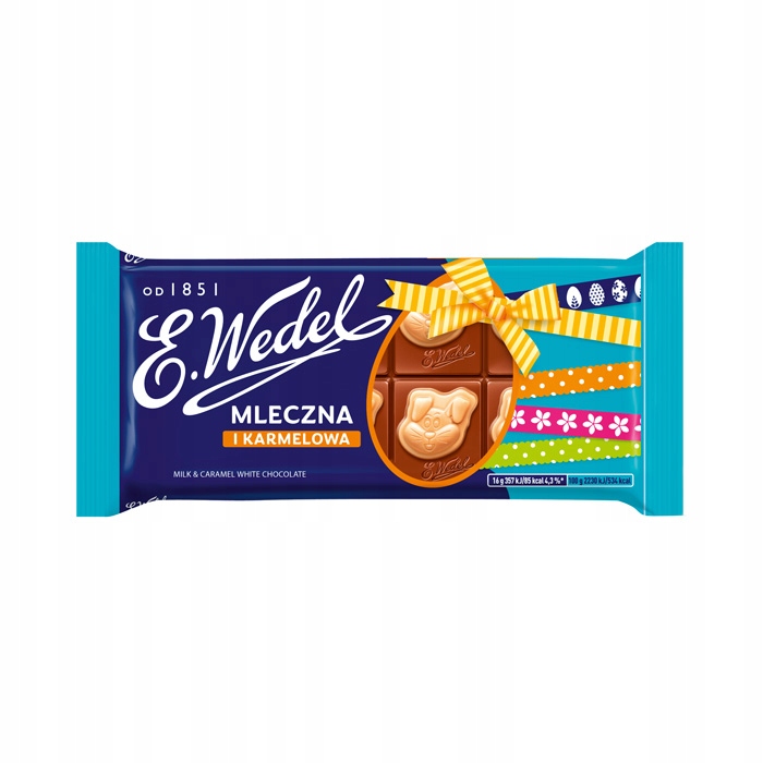 E.Wedel Czekolada Mleczno Karmelowa na Wielkanoc 80g