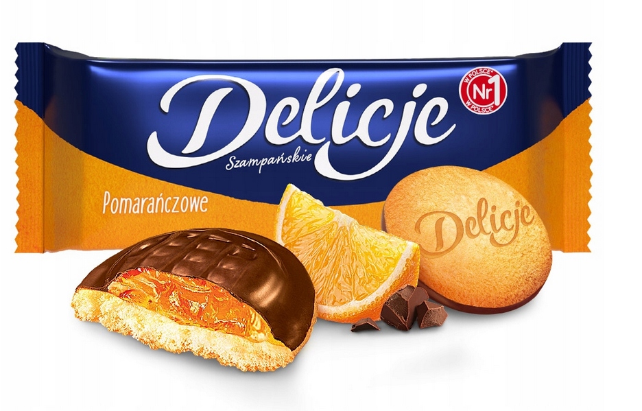 Delicje Szampańskie Pomarańczowe 147g