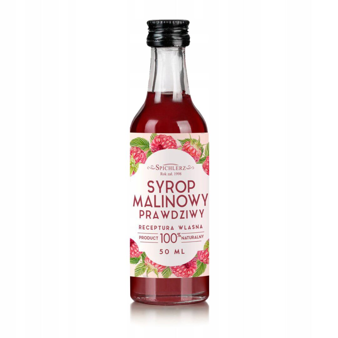 Spichlerz Mini Syrop Malinowy Prawdziwy 50ml