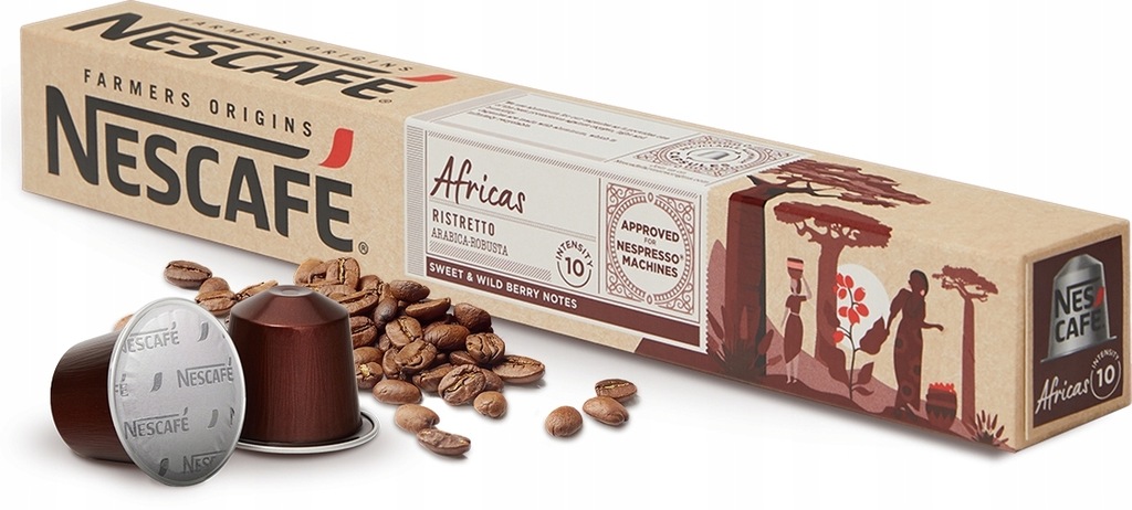Nescafe Africas Ristretto 10 kapsułek