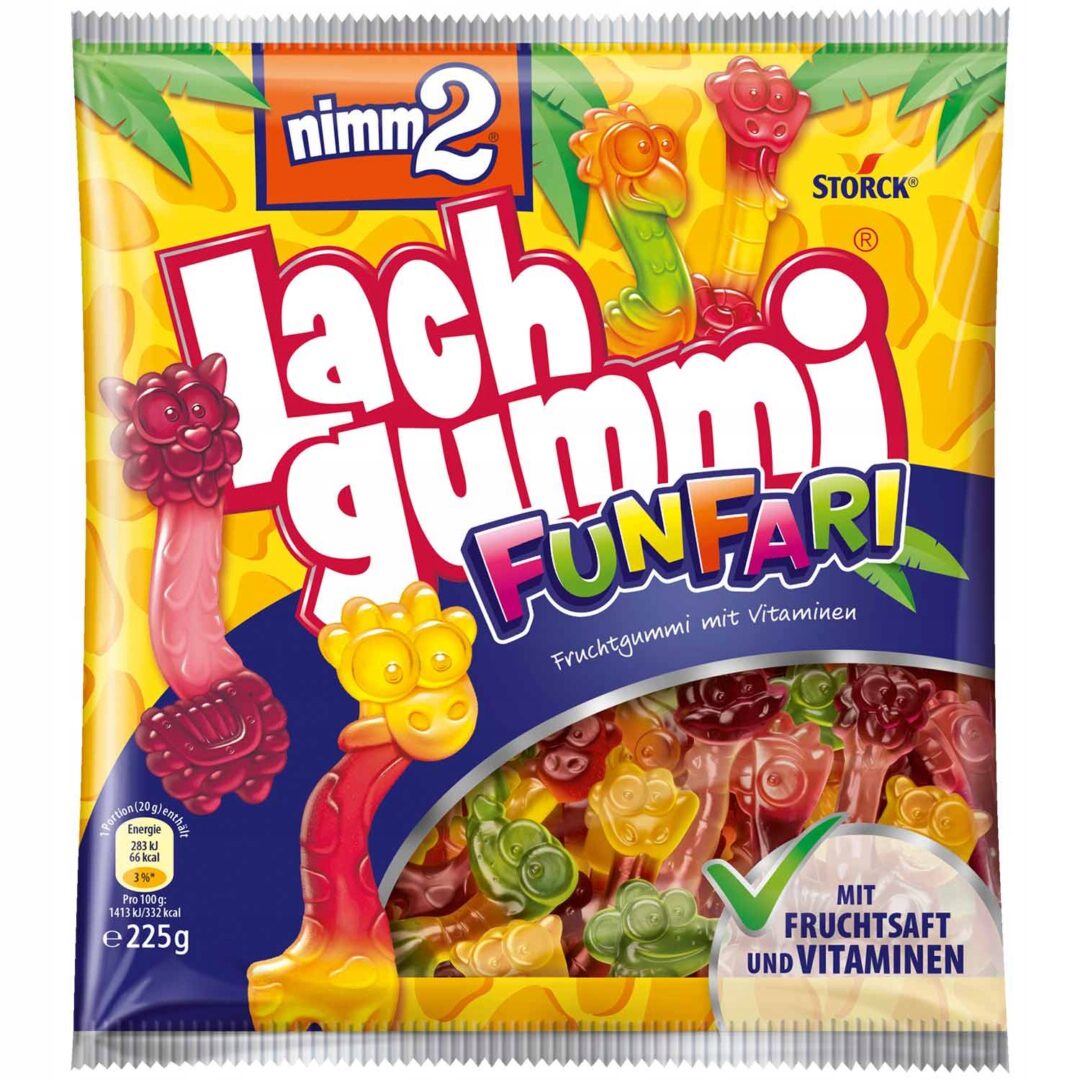 Nimm2 LachGummi FunFari 225g