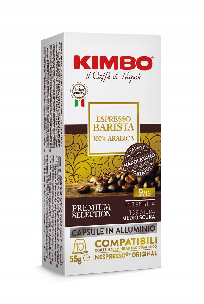 Kimbo Espresso Barista 100% Arabica 10 kapsułek