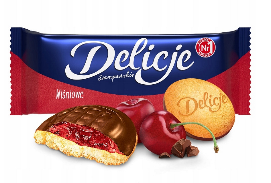 Delicje Szampańskie Wiśniowe 147g
