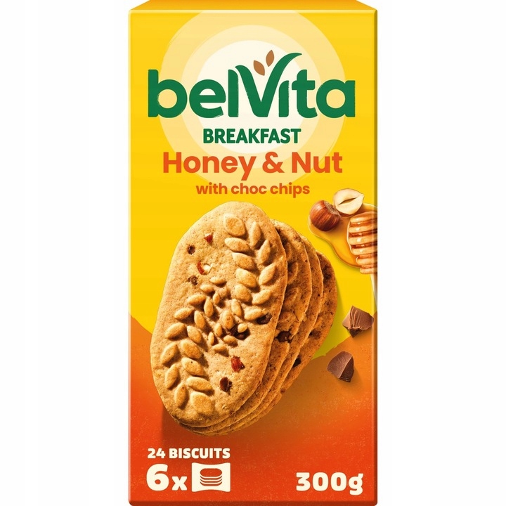 Belvita 5 Zbóż Honey & Nut 300g