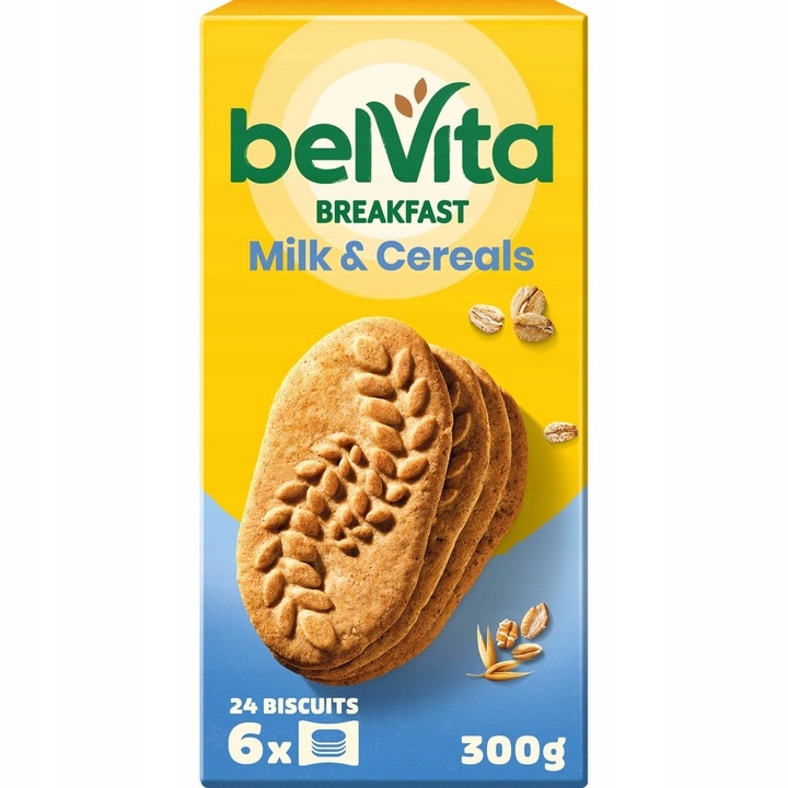 Belvita 5 Zbóż Zboże i Mleko 300g