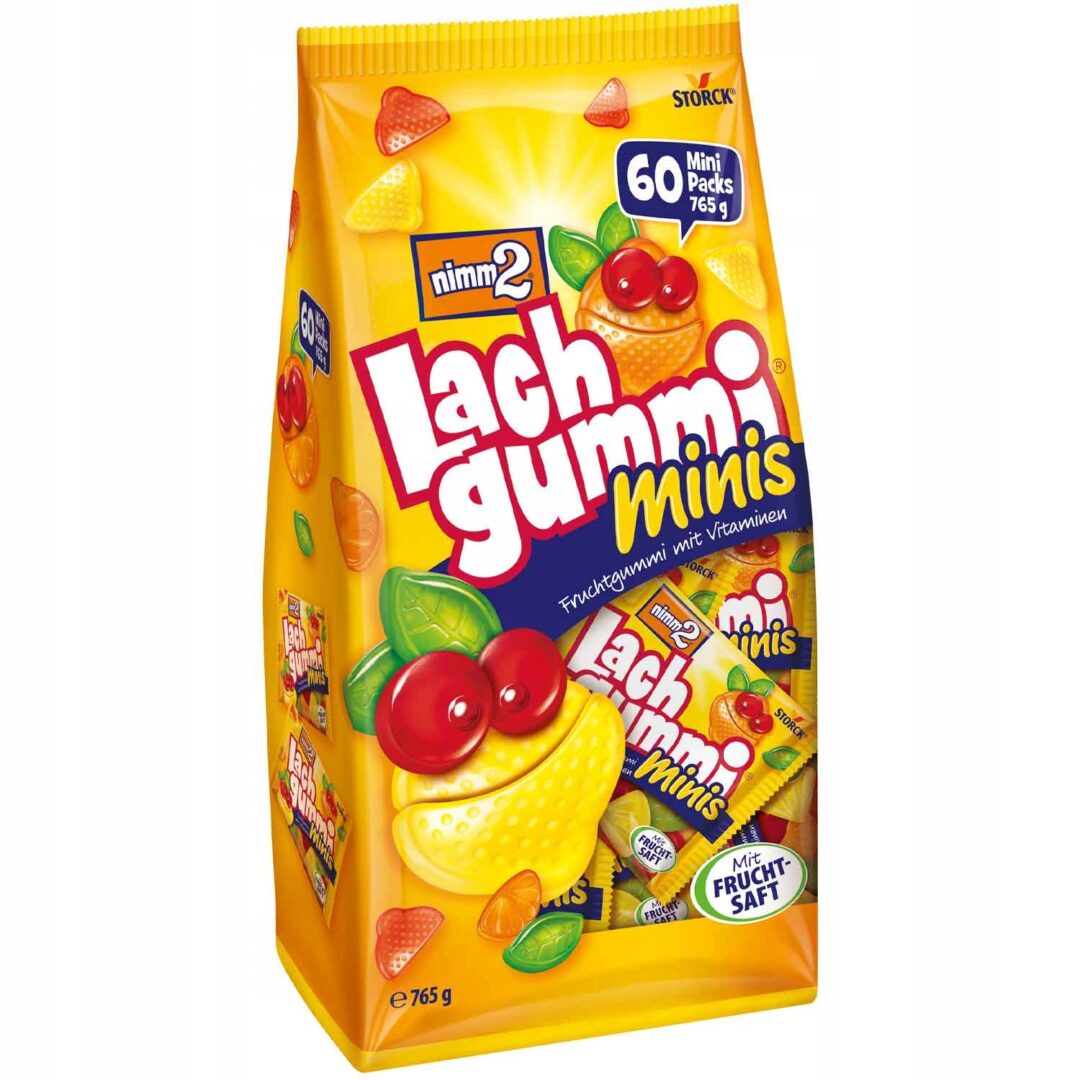 Nimm2 Lachgummi Minis Śmiejżelki Mini Paczki 60szt 765g
