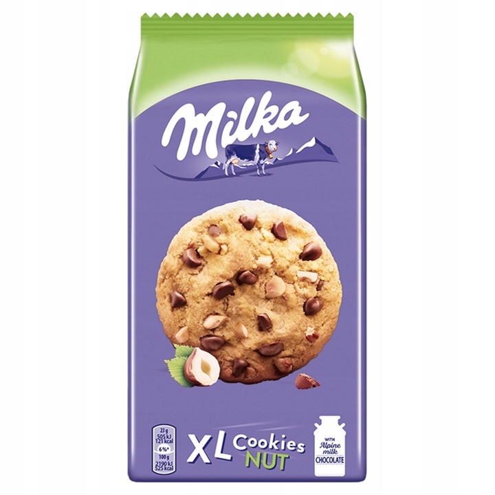 Milka XL Cookies Nut 184g