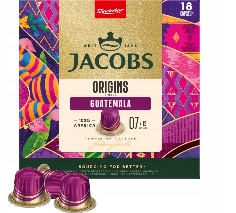 Jacobs Origins Single Guatemala 18 kapsułek