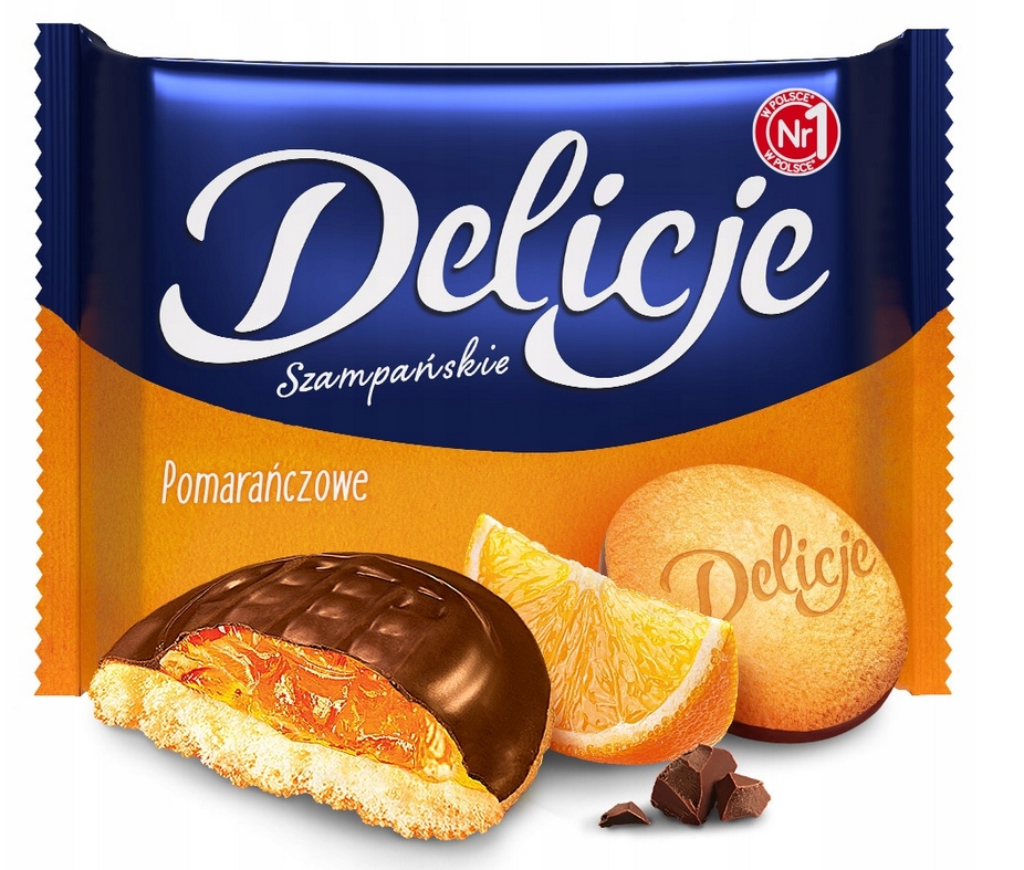 Delicje Szampańskie Pomarańczowe 294g