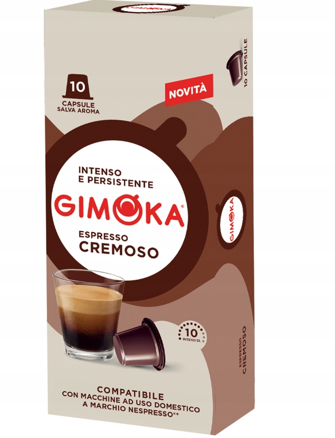 Gimoka Espresso Cremoso 10 kapsułek