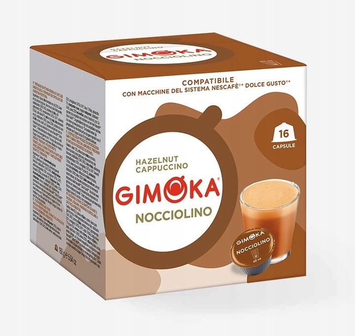 Gimoka Gimoka Nocciolino 16 kapsułek