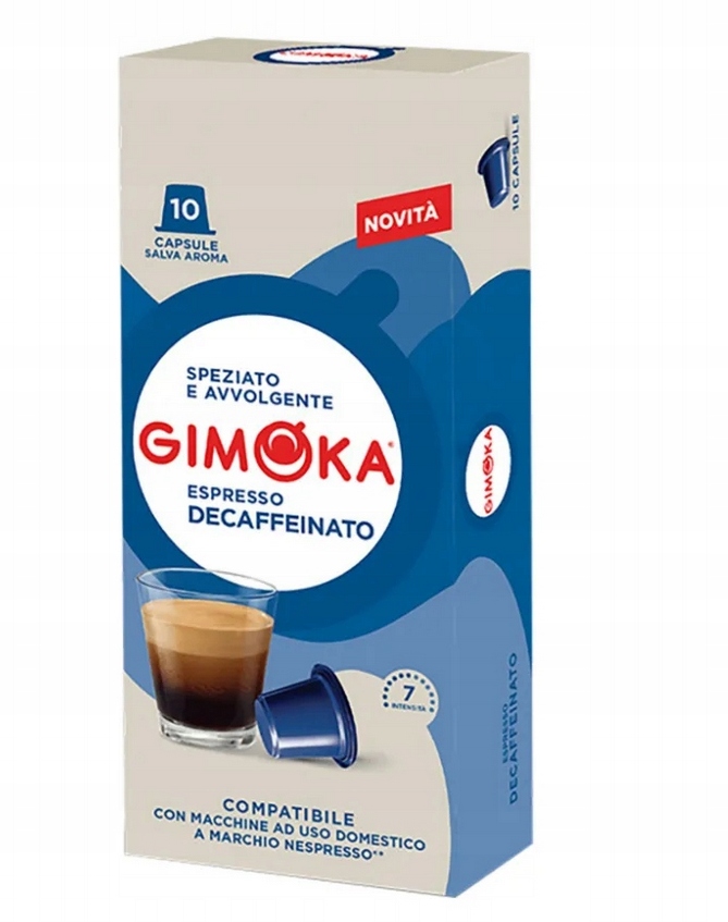 Gimoka Decaffeinato 10 kapsułek